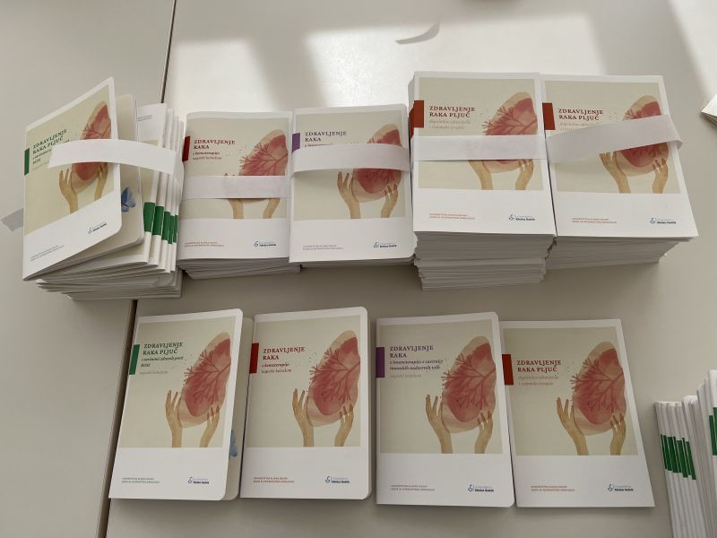 Na voljo so štiri nove knjižice z napotki za bolnike z rakom pljuč