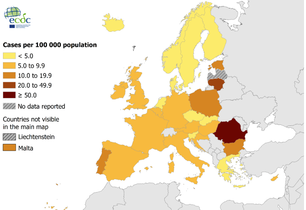 Slovenija med državami z najnižjo pogostostjo tuberkuloze